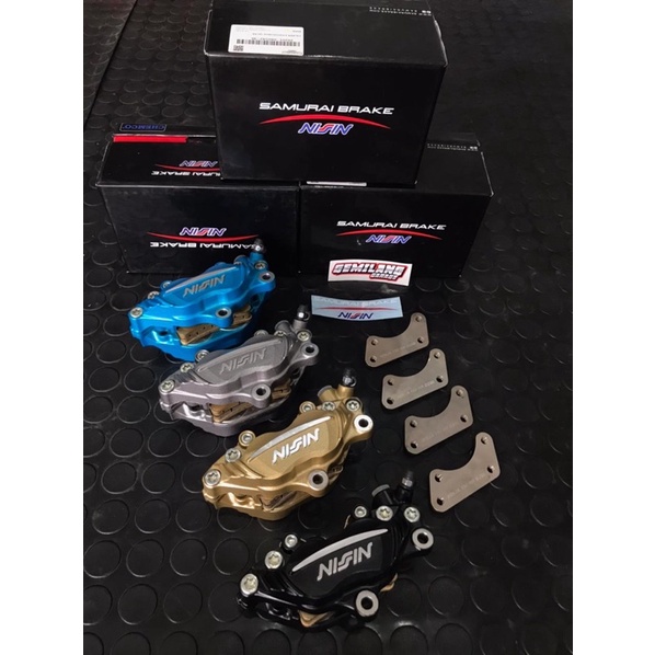 kaliper depan nissin samurai 4 piston ninja rr r ss