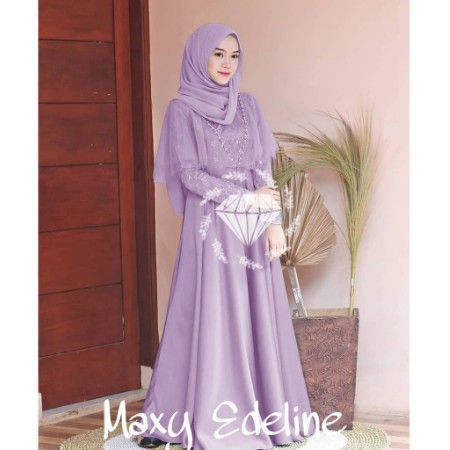 Baju Gamis Muslim Terbaru 2021 Model Baju Pesta Wanita kekinian Bahan Brukat Kekinian gaun remaja