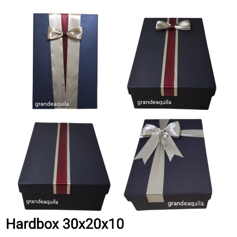 

Kotak Kado Hitam Navy Gift Box Hardbox