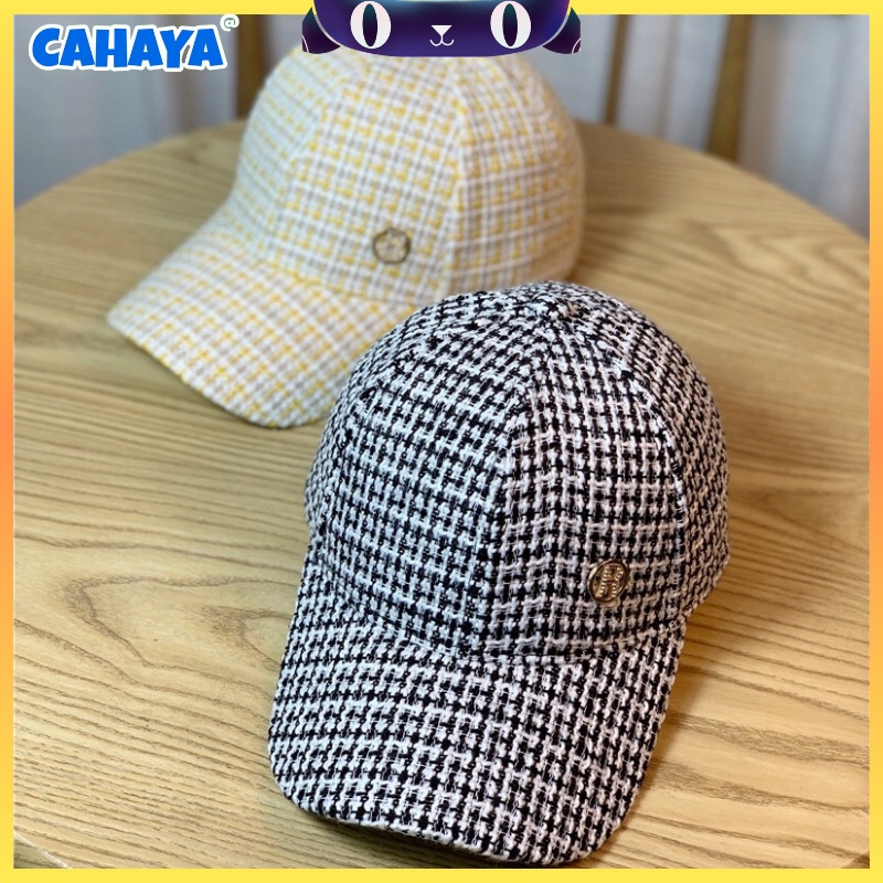 CAHAYA Topi Wanita Topi Fashion Gaya Jepang dan Korea Baru Topi Baseball Import A75