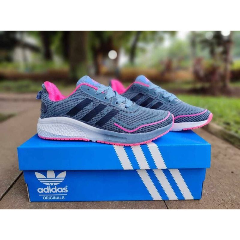 ADIDAS NEO WOMEN | Sepatu Olahraga Lady rose Jogging Running Import Quality Gaya Trendy