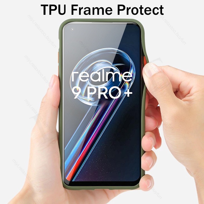 Soft Case Realme 9 4G Realme 9 Pro Realme 9 Pro Plus My Choice Aero Color Button Matte Frame Camera