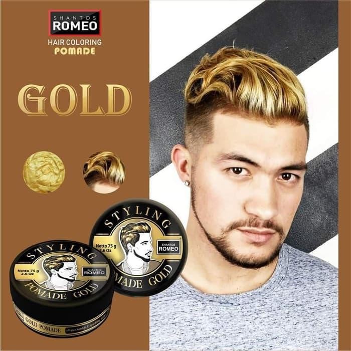 Shantos Romeo Temporary Coloring Pomade Gold 75gr