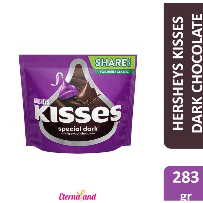 

Hershey Kisses Special Dark - Cokelat Hitam Impor Usa