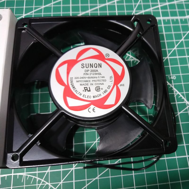 Kipas Angin Ac 12x12 cm Fan AC Kipas Angin Kotak 12x12 cm Body Logam