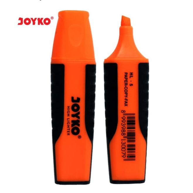 

Highlighter Highliter Penanda Berwarna Joyko Warna ORANGE HL-5 / HL 5