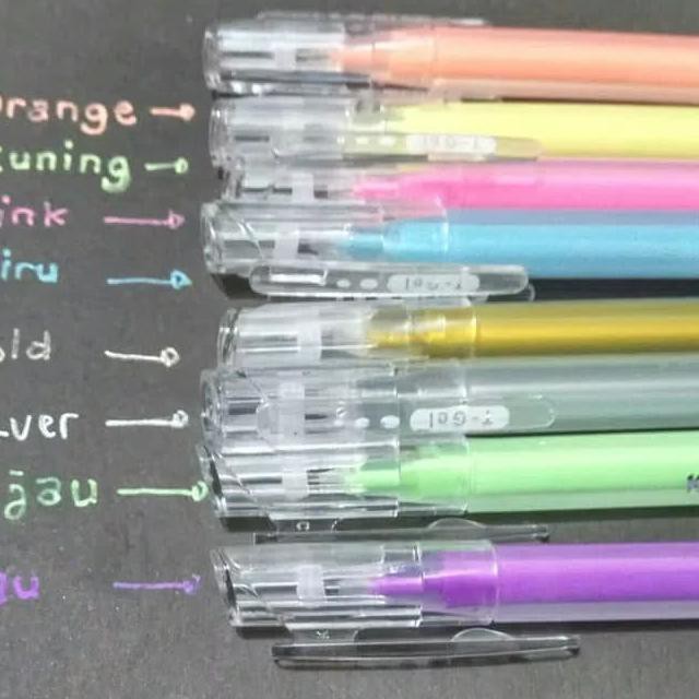 

TKK Pulpen 8 Warna T-Gel Kenko Terbaru