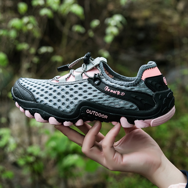 Sepatu Wanita Cewek Gunung Waterproof Sepatu Hiking Sepatu Mendaki Olahraga Outdoor Tahan Air Keren Adventure 037