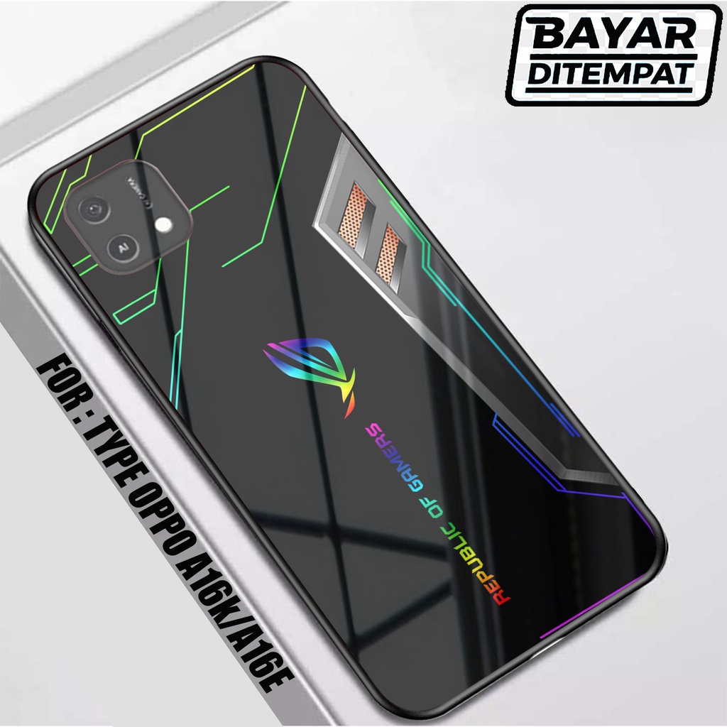 Case OPPO A16E / A16K - Casing OPPO A16E / A16K Terbaru Case [ ROG ] Casing Hp OPPO A16E / A16K - Si