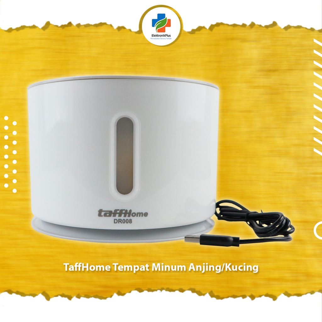 Tempat Air Minum Anjing dan Kucing 2.4 Liter Original EP8 Bentuk Air Mancur