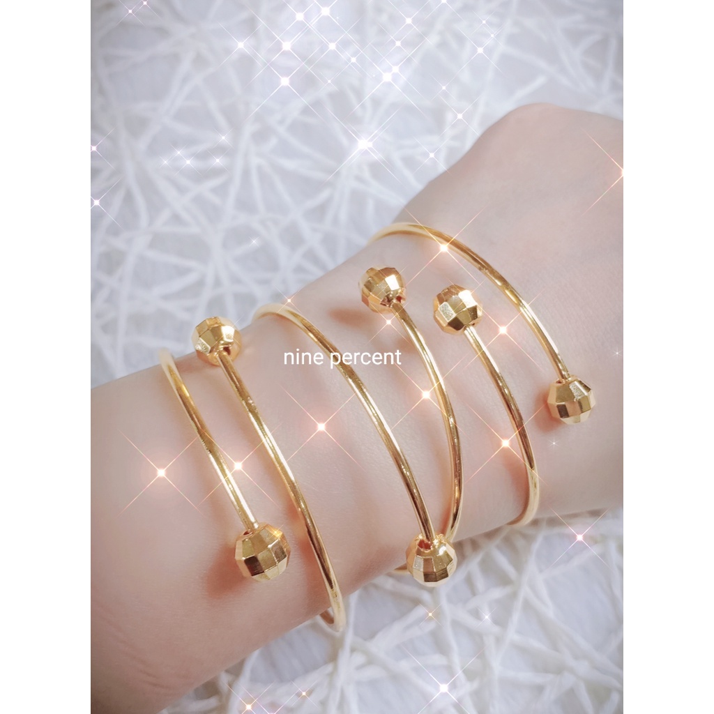 BISA COD, Gelang Tangan Bangle Xuping Premium Bola Bulat Lapis Emas