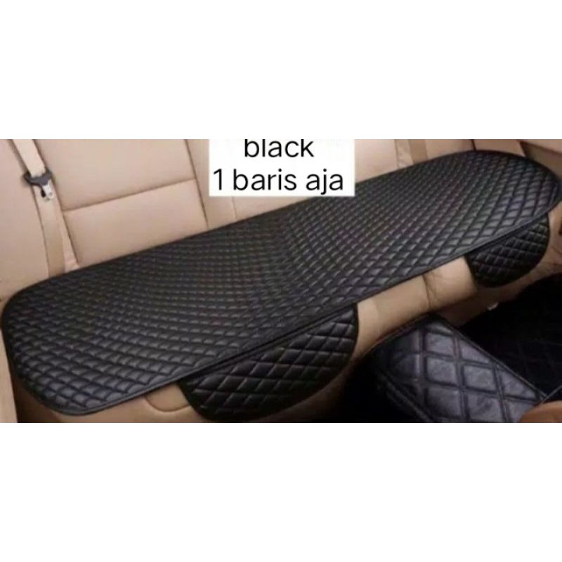 Alas duduk jok mobil 3 in 1 bahan PREMIUM LEATHER KULIT SINTETIS