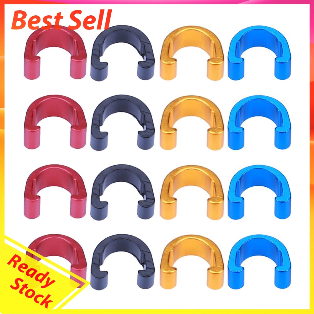 10pcs Bike Bicycle C-Clips Buckle Hose Brake Gear Cable Housing Guide