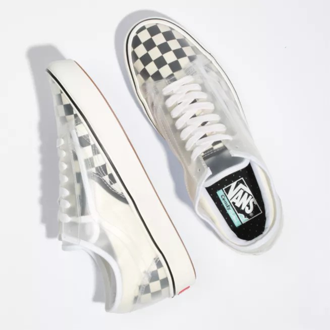 VANS CHECKERBOARD COMFYCUSH SLIP-SKOOL BW