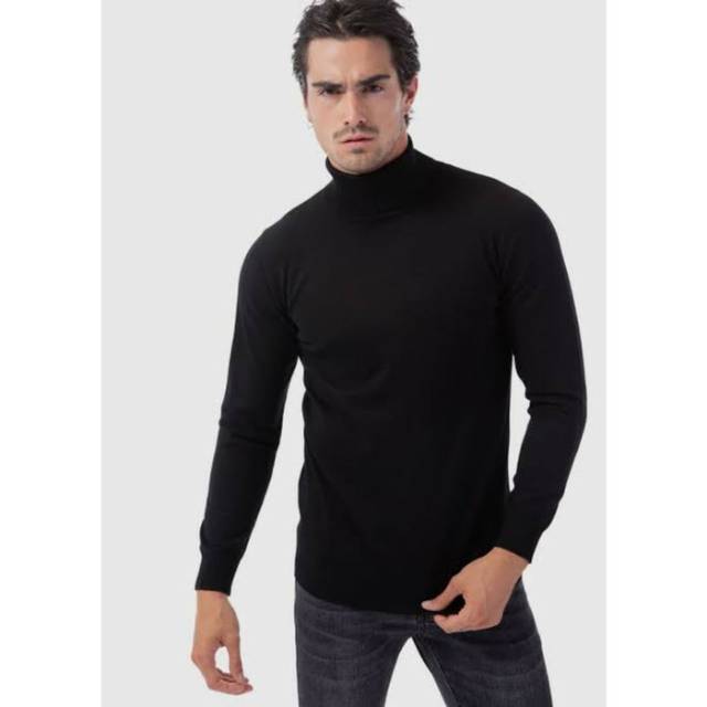  Kaos  Turtleneck turtle neck pria  fashion distro kerah  