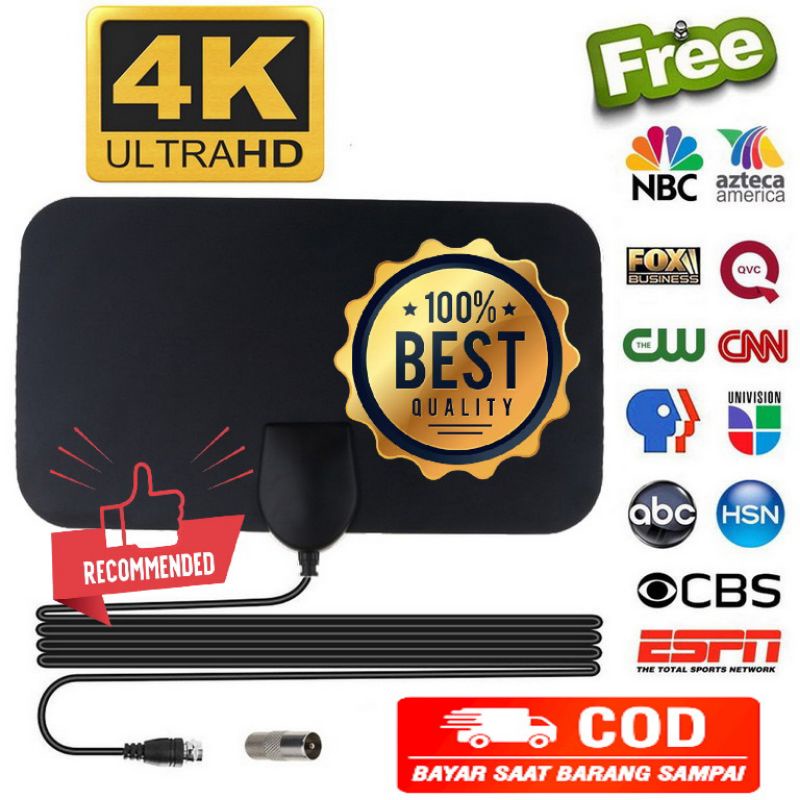 Antena TV LED Digital Indoor Original Bisa COD