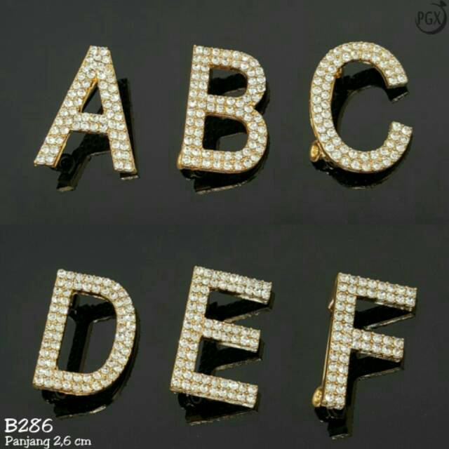 Bross Huruf | Inisial | Huruf | Nama