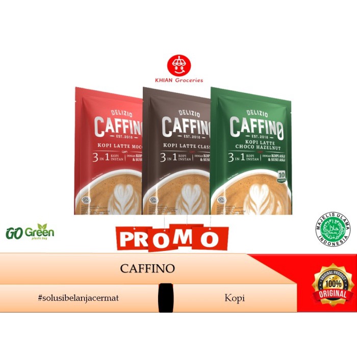 

Caffino Kopi ALL Varian Pouch [20 gr x 10 Sachets]