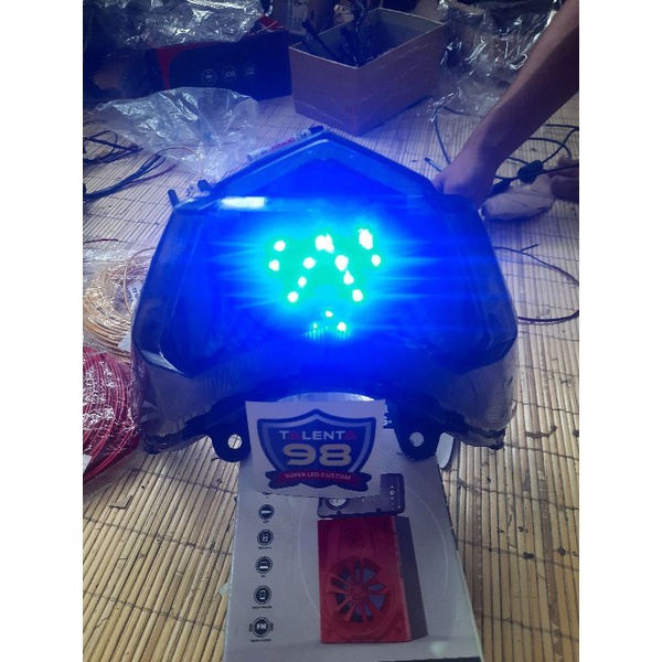 lampu rem running vario LED OLD 13 mode