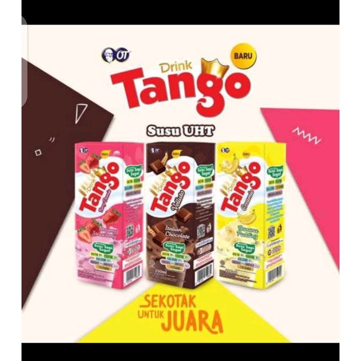 SUSU TANGO UHT DRINK 200ML