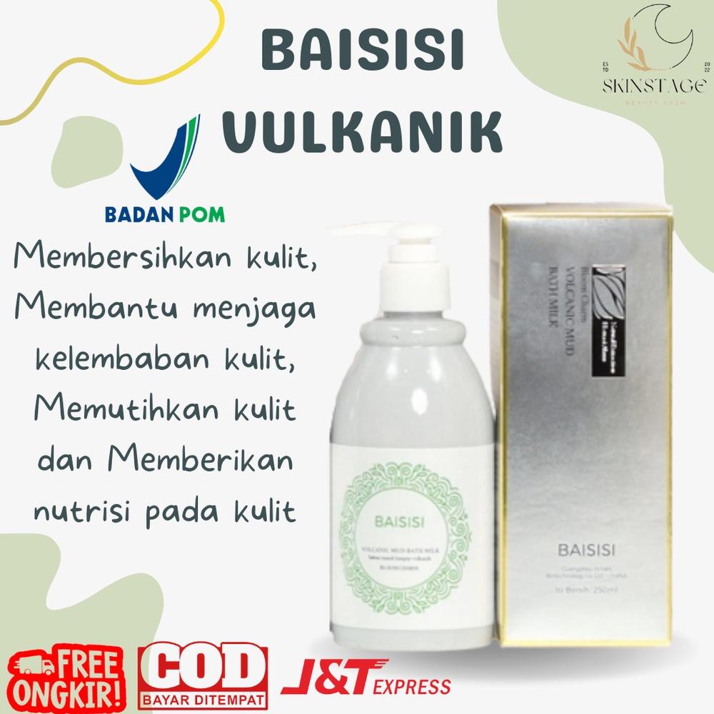 Sabun Lumpur Baisisi Vulkanik Whitening // Sabun Vulkanik / Sabun Lumpur Pemutih Dan Pencerah Badan 