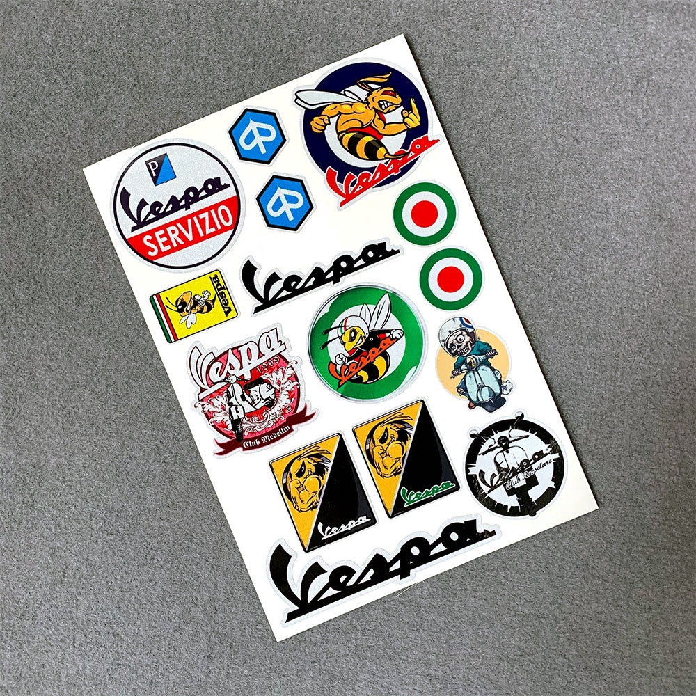 3m Stiker Reflektif Untuk PIAGGIO VESPA GTS GTV LX LXV LT PX PRIMAVERA 50 125 150 200 250 300 300ie AGV Vinyl Motor Decals