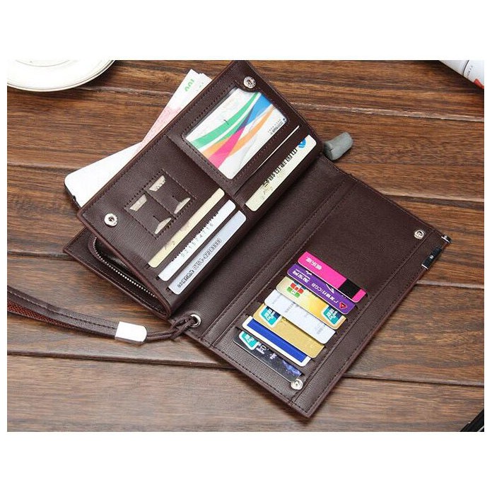 Dompet Panjang Kulit Resleting Wanita Business Style Wallet Import Original Baellerry