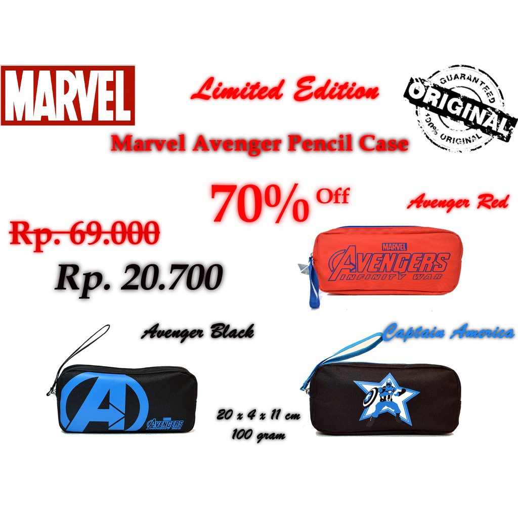 

Tempat Pensil Marvel Avenger Pencil Case