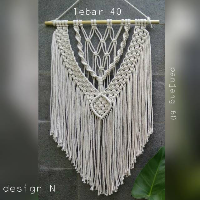 Hiasan dinding macrame / wall hanging makrame rajut decor