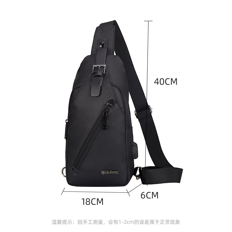 Tas Selempang Crossbody Sling Bag dengan Slot USB - P001