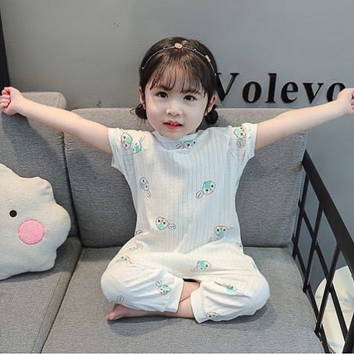 Promo !! Jumpsuit anak cewek LS jumpsuit chibi cute sz 2-4thn import