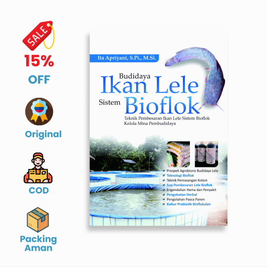 Budidaya Ikan Lele Sistem Bioflok Teknik Pembesaran Ikan Lele Sistem Bioflok Deepublish