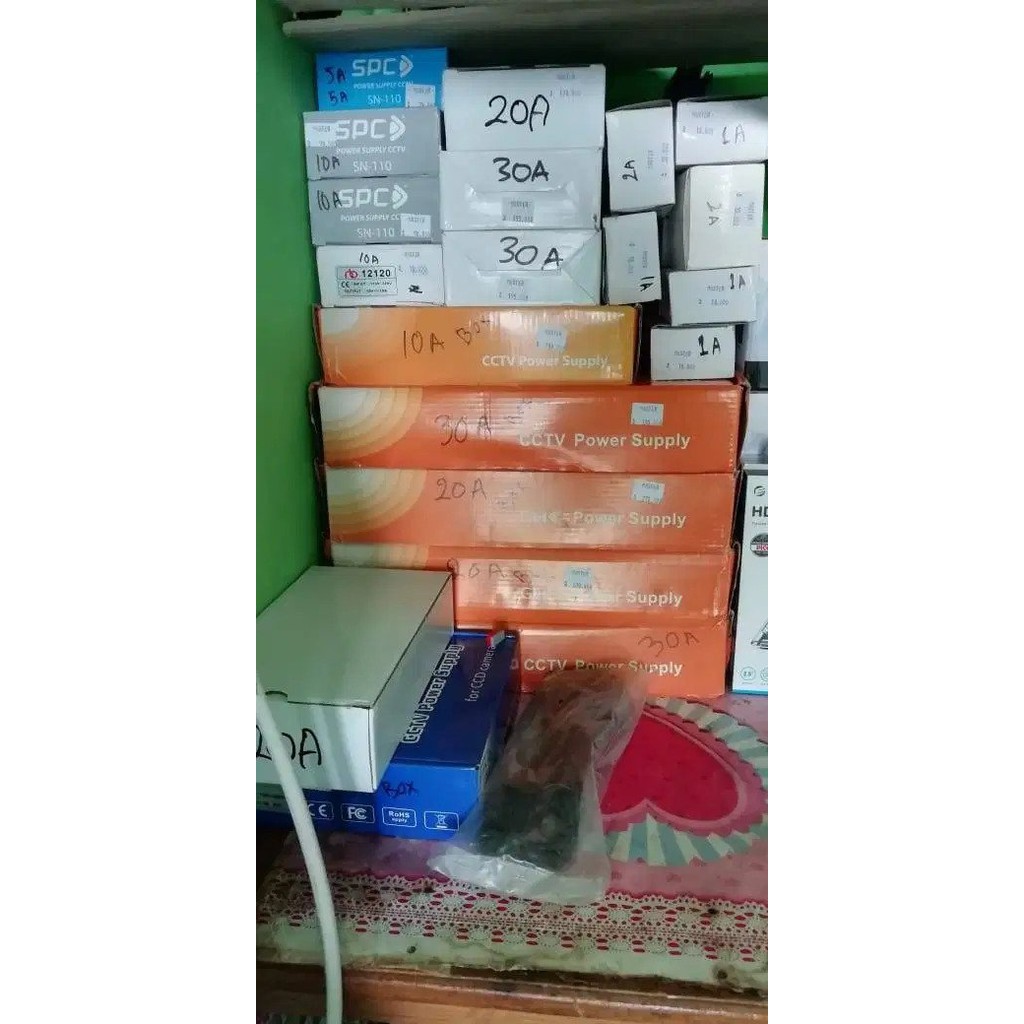 Adaptor CCTV AC/DC 1A - 5A 12v