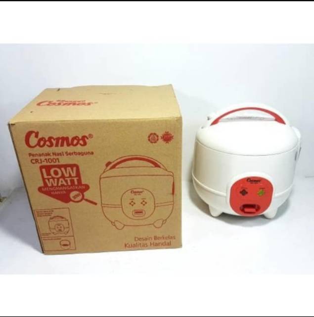 Cosmos Rice Cooker Non Stick 0,6 Liter CRJ 1001