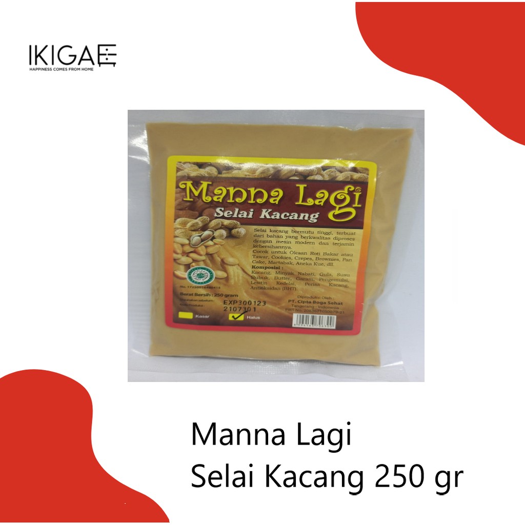 MANNA LAGI SELAI KACANG ENAK 250 GR