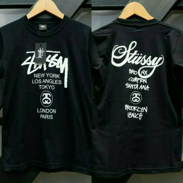 Kaos Distro Stussy Lengan Pendek 2