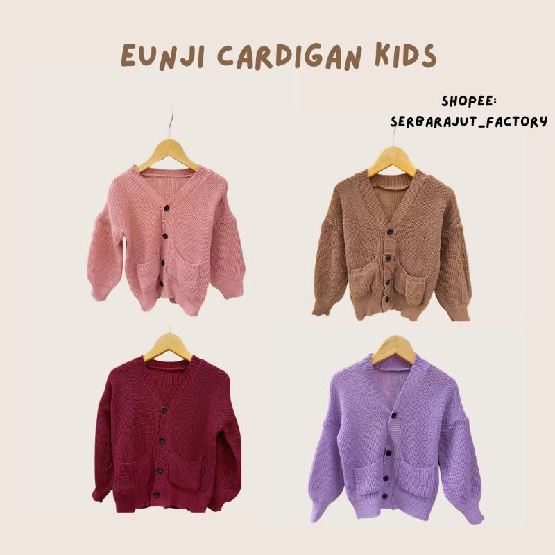 Eunji Cardigan Kids / Cardigan anak 3th-6th/Cardigan Anak Unisex