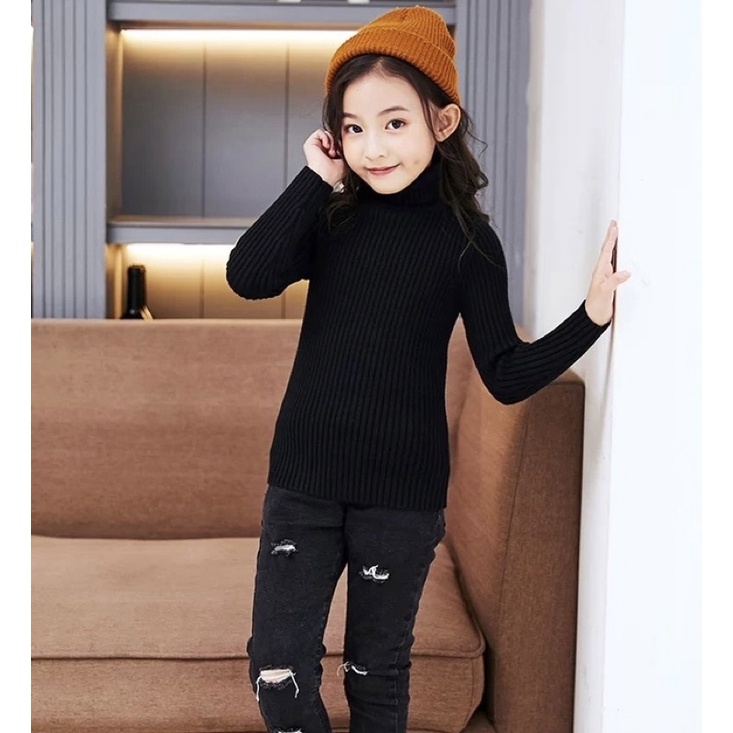 Sweater winter kids anak atasan musim dingin anak import hangat suhu minus inner thermal cowok cewek rajut nana