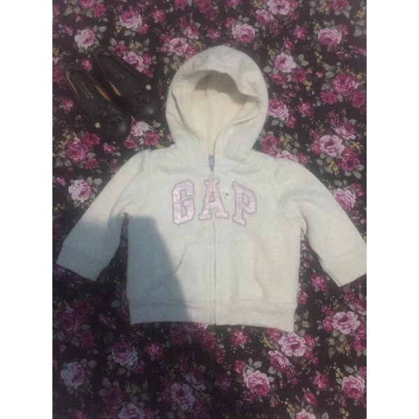 JAKET BABY GAP PUTIH TEBAL