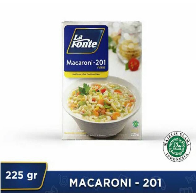 

La Fonte Macaroni Pasta 201 225 gr - Lafonte Makaroni Pasta