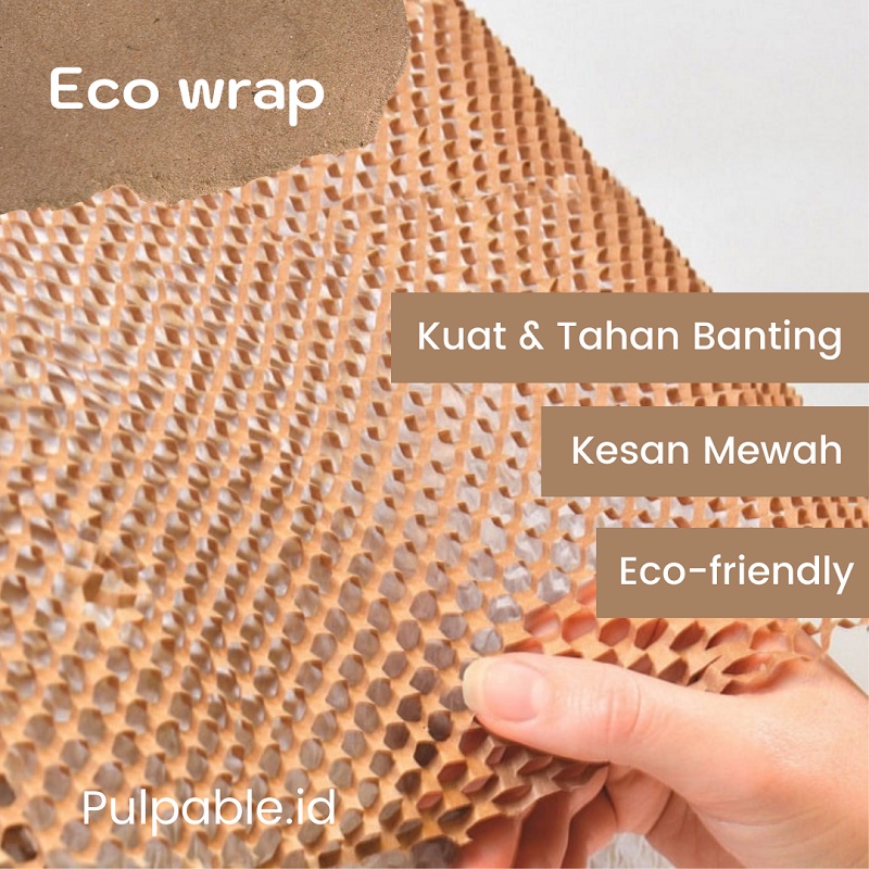 

RB [5M & 10M] Pulpable Honeycomb Paper Wrap - Eco Friendly Packaging 5 meter dan 10 meter roll