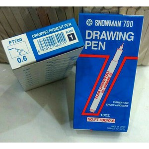 

Drawing Pen / Pigment Ink Snowman 700 Black 0.6