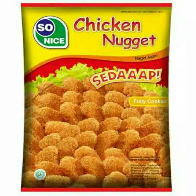 

So Nice Sedaaap Chiken Nuget 500gr - Naget Ayam