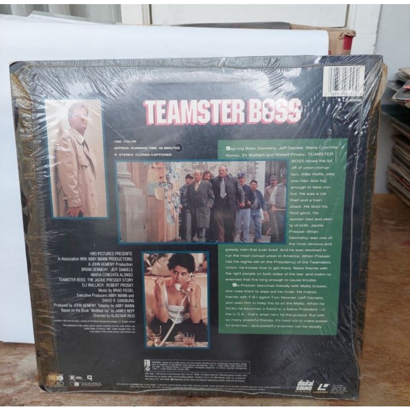 Kaset Laser disc Teamster Boss