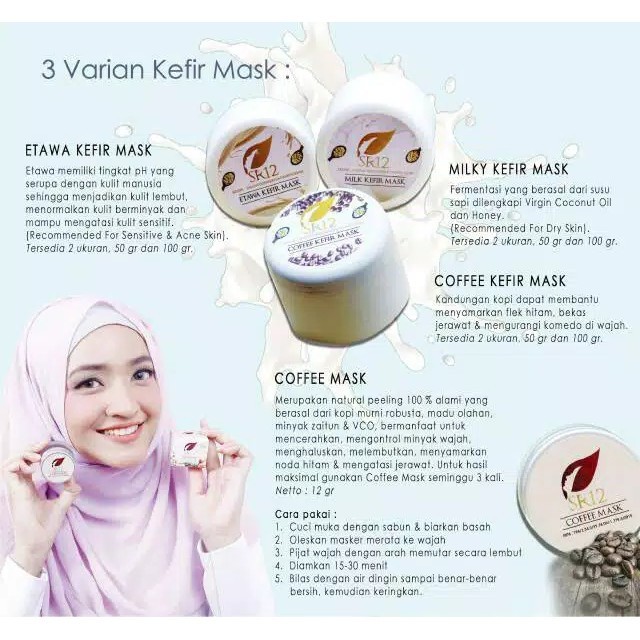 KEFIR mask 50gr SR12 herbal skin care