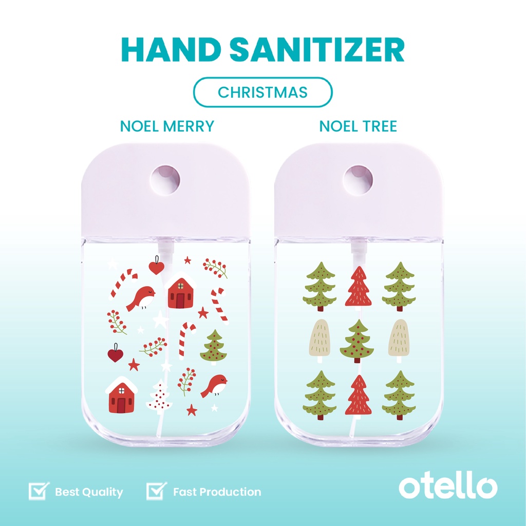 Otello Christmas Hand Sanitizer Pocket Spray Custom Kado Natal Gift Hampers