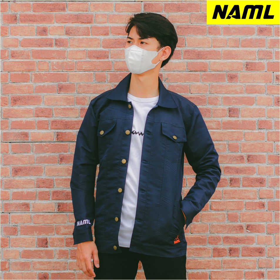 JAKET JEANS / LEVIS MODEL CASUAL PRIA / WANITA NAML OUTWEAR WARNA BIRU NAVY CLASSIC JACKET COACH FAS