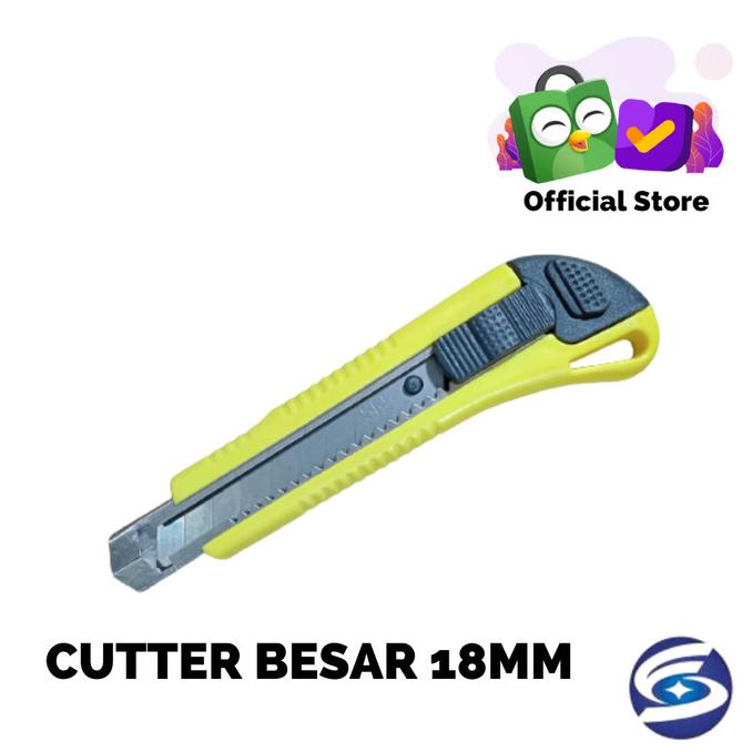 

PISAU CUTTER MURAH 18mm / Pisau Cutter Besar Murah ptfutur57 Berkualitas