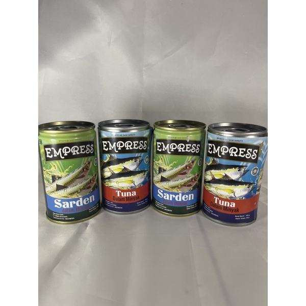 Umpan Pancing Empress Tuna Sarden Kalengan 155 Gram