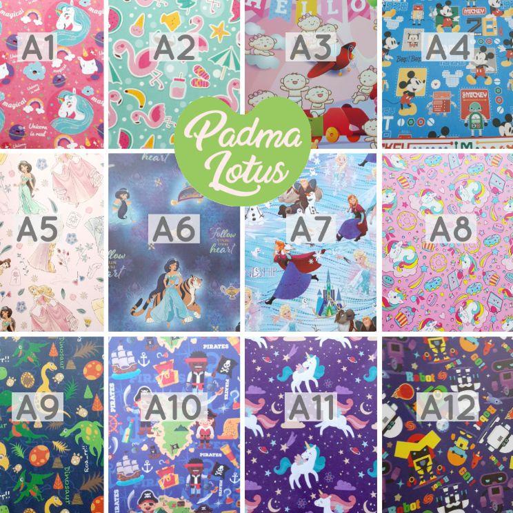 

tpf Kertas kado motif anak dewasa unisex sansan wawa sanwa Keren